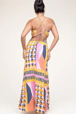 Fashion ba&sh Viscose Maxi Dress Molly | Pink... | | Little Soho