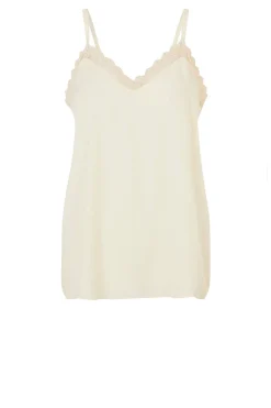 Online Lollys Laundry Viscose Top With Lace Viane | Natural... | | Little Soho