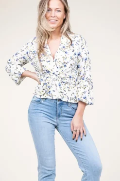 Clearance Liu Jo Viscose Top With Print Marausa | Natural... | | Little Soho