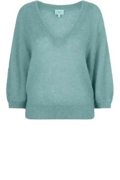 Clearance Dante 6 V-Neck Alpaca Sweater Rhoda | Green... | | Little Soho