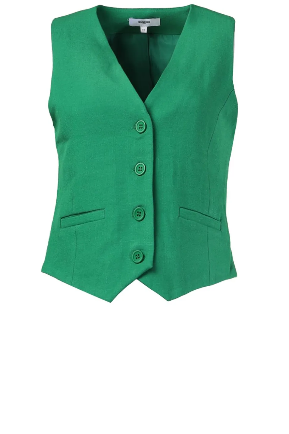 Fashion Suncoo Waistcoat Gally | Green... | | Little Soho