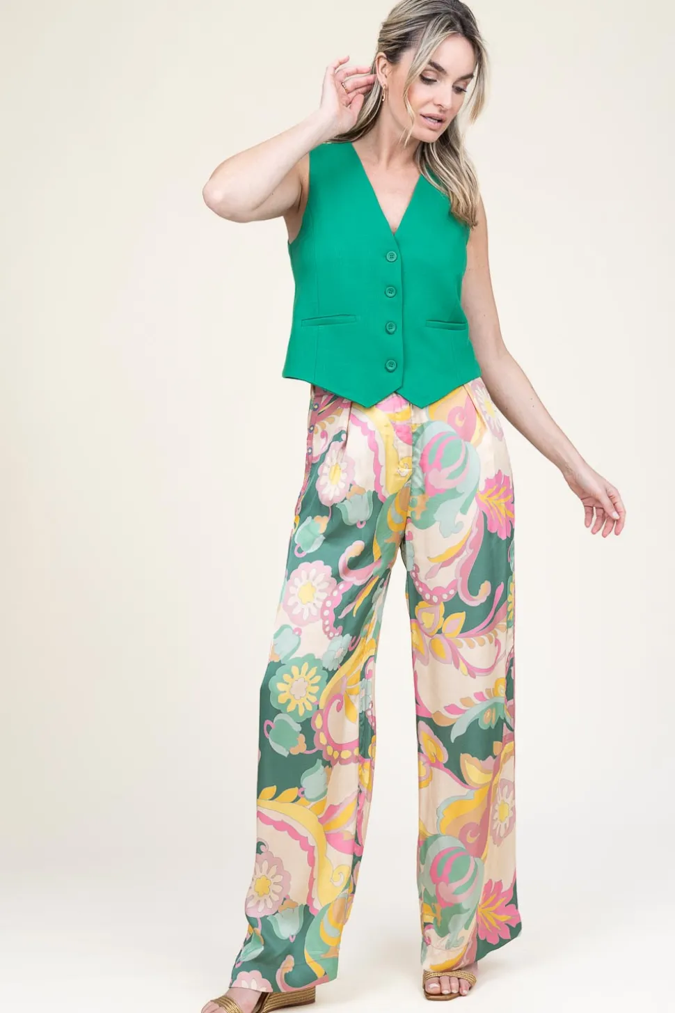 Fashion Suncoo Waistcoat Gally | Green... | | Little Soho