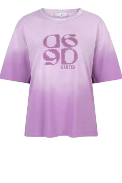 New Dante 6 Washed Out T-Shirt With Logo Ashton | Purple... | | Little Soho