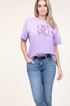 New Dante 6 Washed Out T-Shirt With Logo Ashton | Purple... | | Little Soho