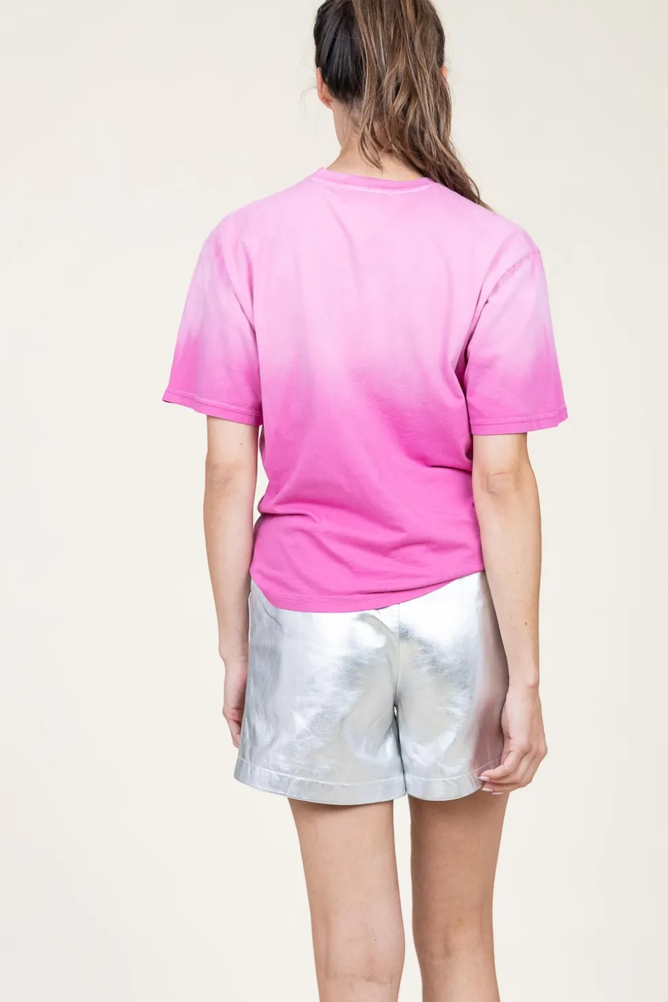 Hot Dante 6 Washed Out T-Shirt With Logo Ashton | Pink... | | Little Soho