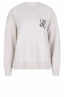 New Dante 6 Washed Sweater With Logo Rhett | Natural... | | Little Soho