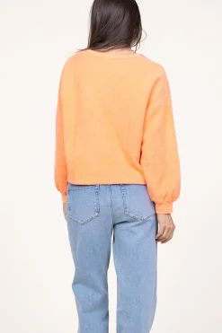 Hot American Vintage Washed Teddy Sweater Bobypark | Orange... | | Little Soho