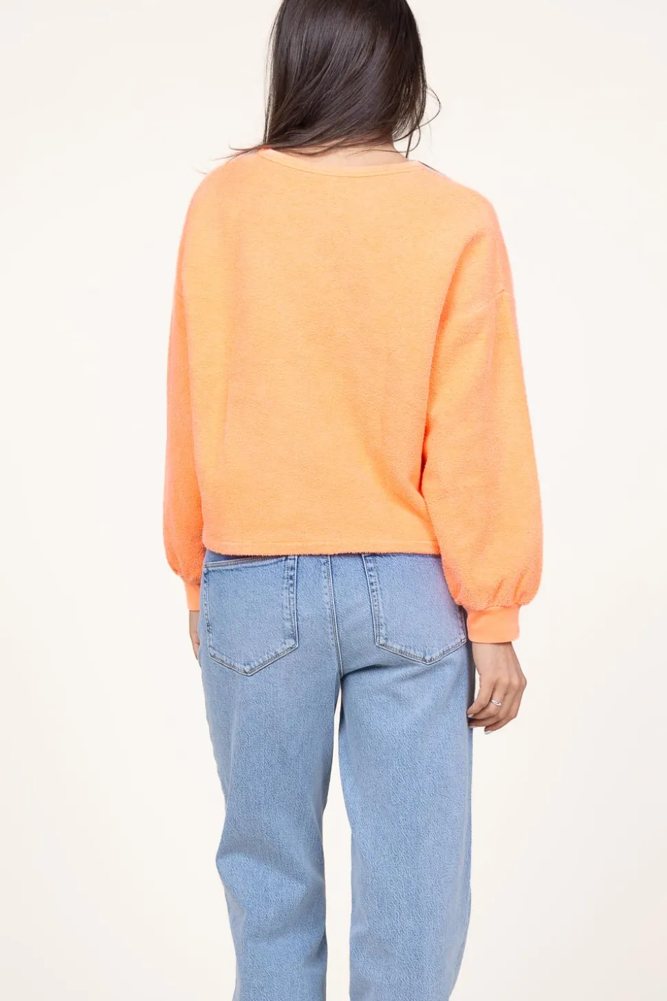 Hot American Vintage Washed Teddy Sweater Bobypark | Orange... | | Little Soho