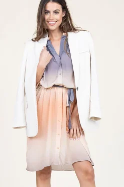 Cheap Second Female Waterprint Button-Through Dress Anara | Multi... | | Little Soho