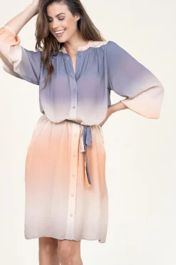 Cheap Second Female Waterprint Button-Through Dress Anara | Multi... | | Little Soho