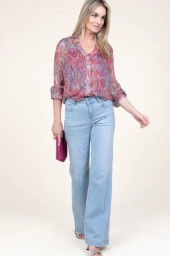 Flash Sale Liu Jo Wide Leg Regular Fit Jeans Mendola L34 | Blue... | | Little Soho