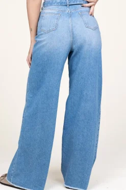 Cheap Twinset Wide Leg Soft Jeans Louiza | Blue... | | Little Soho