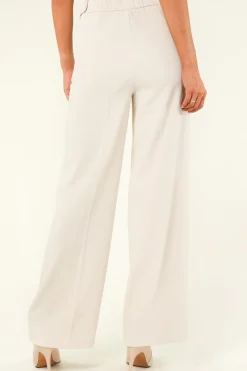 Hot Dante 6 Wide Leg Trousers Lucas | Natural... | | Little Soho