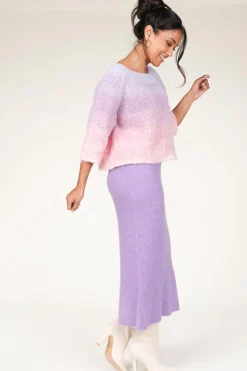 Fashion American Vintage Wol Mix Skirt Ty | Purple... | | Little Soho