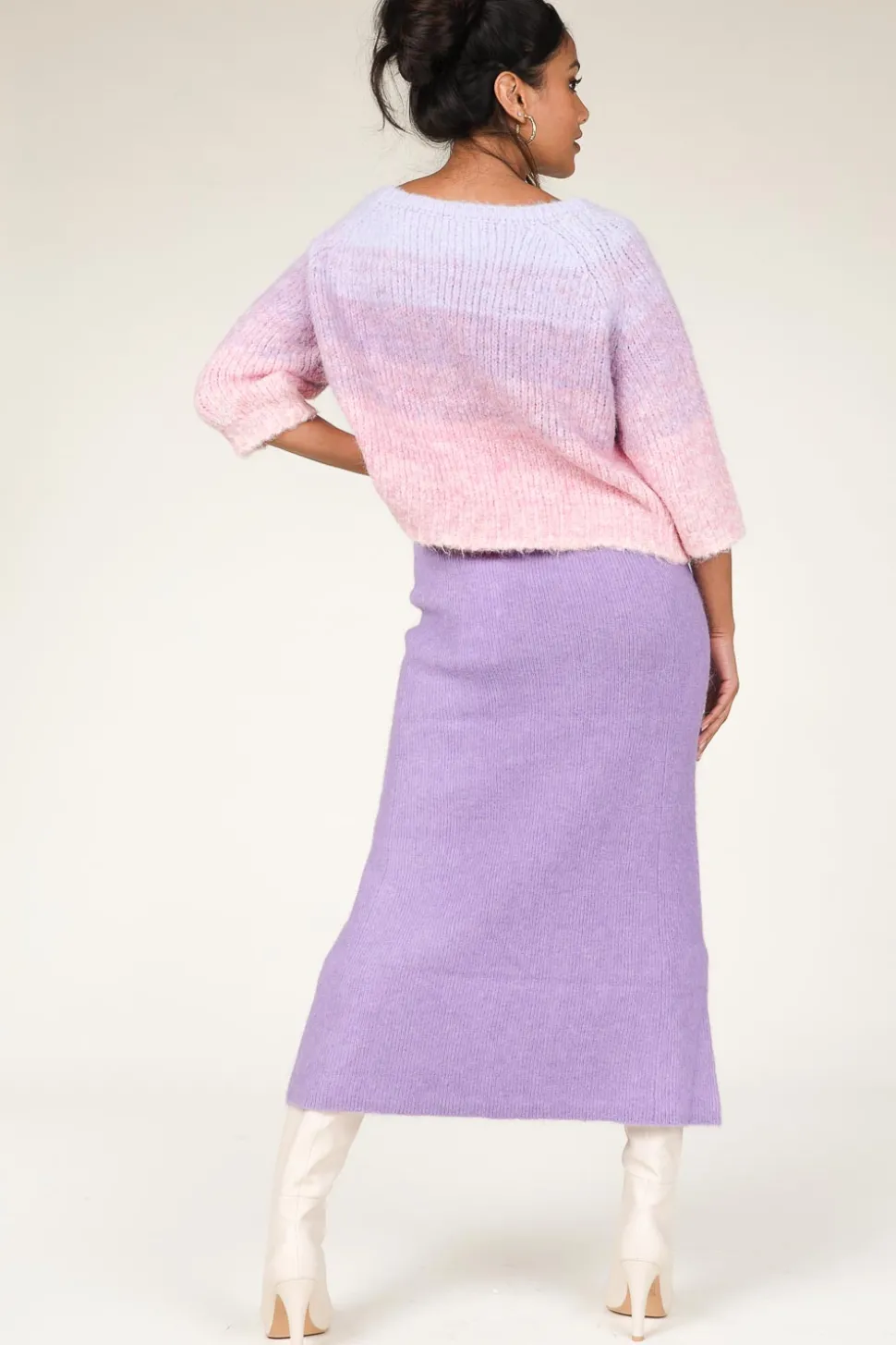 Fashion American Vintage Wol Mix Skirt Ty | Purple... | | Little Soho